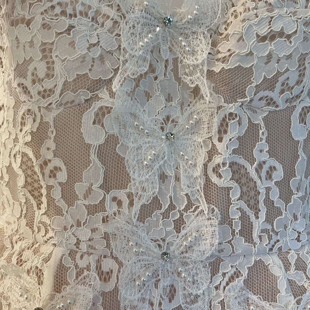 NEW BRONX AND BANCO Colette Lace Mini Dress - Picture 9 of 17